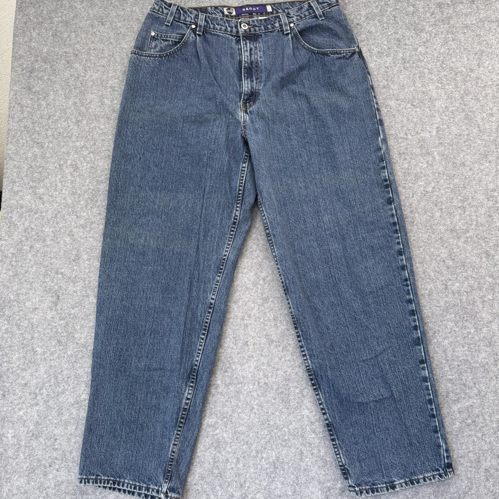 Vintage Levi's Silvertab Baggy 549 Jeans 38x32 Made in USA 1997 Grunge Skater
